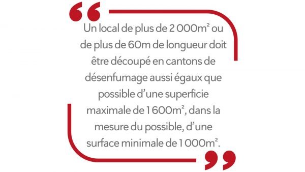 Règle APSAD R17 - désenfumage naturel